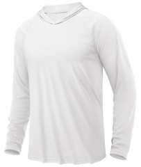 Men’s Outdoor Sun Block T-Shirt UPF 50+ Skin Protection Hiking Sport Hoodie Tops