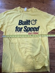 Vintage Soft Built For Speed Yellow USCI Probe T Shirt XL (Fits a bit Smaller)