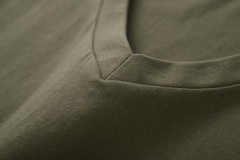 Men’s V-Neck T-Shirt – Premium 95% Cotton 5% Spandex Soft Slim Fit Tee, Breat…