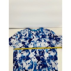 Reel Legends Freeline T-Shirt Blue White Graphic Print Short Sleeve Mens M