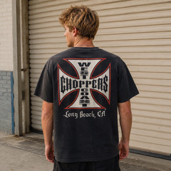 Men’S Trendy T-Shirt Featuring a Unique West Coast Choppers Letter Print shirt