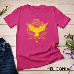 Owl Moon Geometric Pattern Wild Free Minimal Bird Space Art Tee Unisex T-shirt