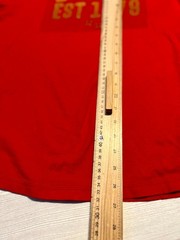 Diesel T Shirt Mens 2XL Red Cotton T-Diegor Graphic Casual Short Sleeve Pullover