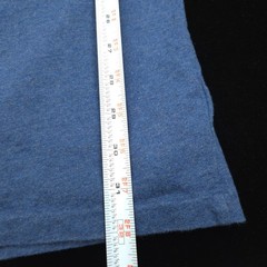 Polo Ralph Lauren T-Shirt -XXL Blue Heather -White Pony -Chain stitch Spellout