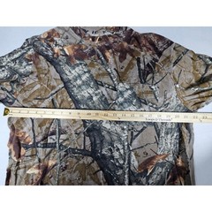 Fusion 3D Camo Long Sleeve Hunting T-Shirt Mens Woodland Tree Print Chest Pocket