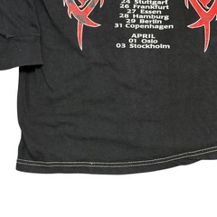 Vintage Slipknot Shirt Large Y2K Long Sleeve Tour Concert Nu Metal Rock Band Tee