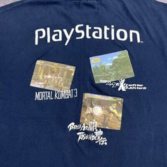 Vintage 90s PlayStation Mortal Kombat 3 Video Game Promo Graphic T-Shirt Men’s L