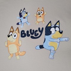 Bluey Shirt Mens Large Cartoon Graphic Crewneck Family Characters T-Shirt Tee