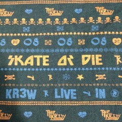 KREW T-Shirt Shirt S Small Skate Or Die Concert TK 08 Black Orange Blue KR3W Tee