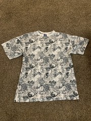 Vintage Y2k Give Me Face AOP Rap Tee Graphic T-shirt Men XL