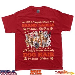 Rich People Have Brand Labels On Their Clothes Happy People T-Shirt