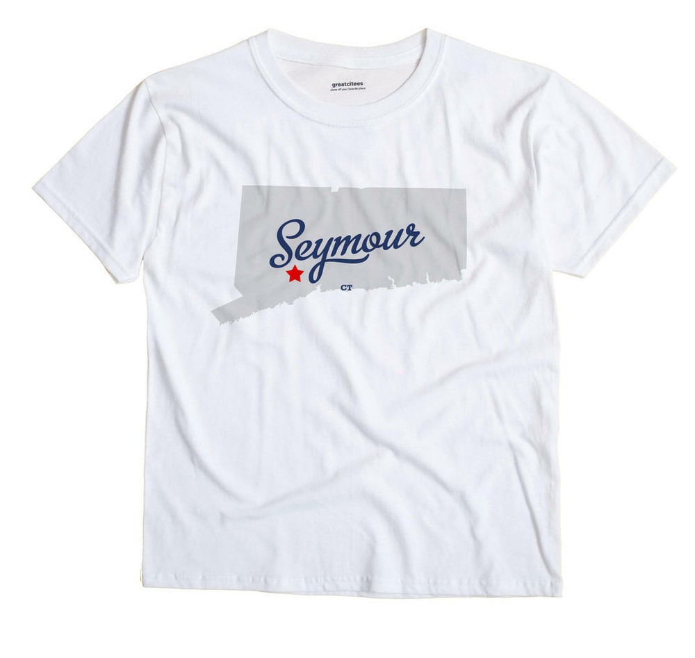 Seymour Connecticut CT Conn T-Shirt MAP