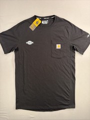 NWT Carhartt Force Relaxed Fit Pocket T-shirt Men’s Small Black Logo