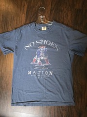 Comfort Colors Kenny Chesney No Shoes Nation Gillette Stadium Blue Cotton Tee M