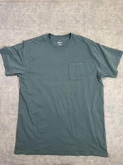 Katin Shirt Mens XL Blue Solid Pocket Tee Tagless Basic Crew Neck Cotton