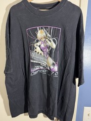Vintage Defcon Hacker Convention Anime Tee Las Vegas