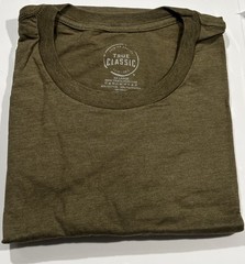 True Classic Men’s Crew Neck T-Shirt XXL Olive Green Short Sleeve New
