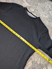 Free Planet Thermal Long Sleeve Tshirt Sz L Base layer Black Hiking Camping