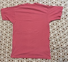 Vtg Retro Fruit Of The Loom Blank Pink T-Shirt Single Stitch USA L Cotton As Is