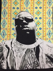 The Notorious B.I.G. Brooklyn Mint Rap Aztec T-Shirt Medium Black