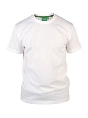 D555 Premium Weight Combed Cotton Crew Neck T-shirts in Size M to XXL, 7 Colors