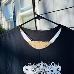 Xasthur DIY Cropped Shirt VTG USBM DSBM Black Metal Tee Rare