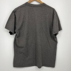 Nike T-Shirt Men’s Size M Gray Embroidered Swoosh Logo Crew Neck Y2K