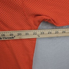 Undefeated Hockey Jersey Mens Large Orange Black Fight Strap Streetwear New