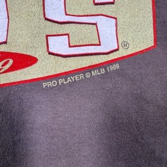 Vintage 1999 Pro Player Cincinnati Reds Baseball Graphic Tee Mens Large 90s MLB