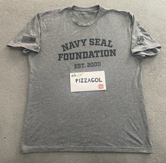 US NAVY SEAL FOUNDATION NAVAL SPECIAL WARFARE TEE XL MEN