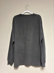 ComfortWash by Hanes Adult Long Sleeve Dark Gray Size XL Ring Spun Cotton