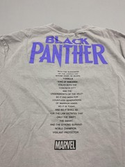 Marvel Black Panther Shirt Mens XL Gray Graphic Tee Superhero Comics Movie