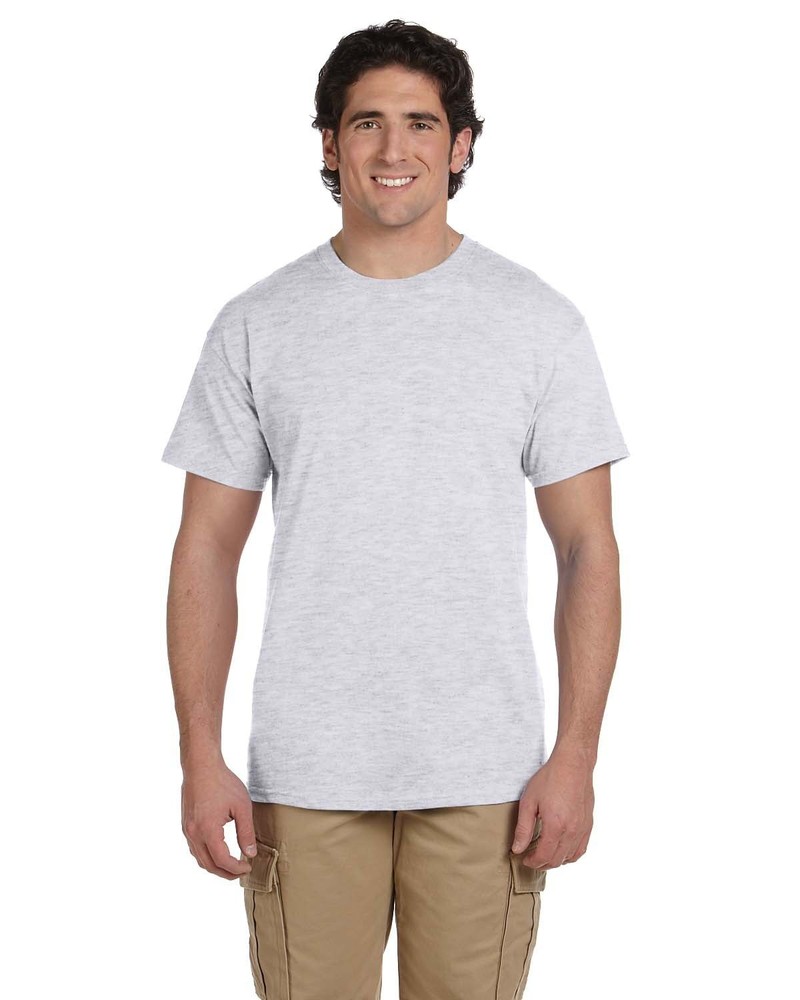3 Pack Of Hanes 5170 Unisex USA Grown Cotton/Poly Tee Ecosmart Stylish T-Shirt