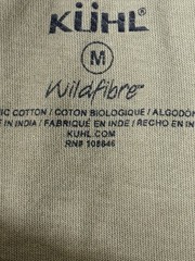KUHL Wildfibre T-Shirt Mens M 7397 Organic Cotton Short Sleeve 177