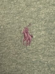 Polo Ralph Lauren Custom Slim Fit Men’s L Blue Crew Neck Cotton Polo Pony Tee