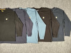 Carhartt Pocket Tee Bundle Lot of 12 Size XL Workwear T Shirts USA Mix