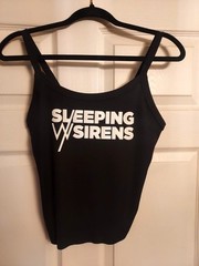 Sleeping with sirens Crop Top hand cropped Sleeping With Sirens tank top