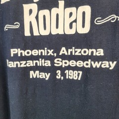 VTG Easyriders Rodeo Tour 87 T Shirt 3D Emblem Biker 80s Vintage XL PRISTINE HTF