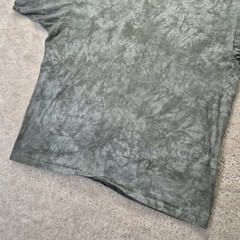 Vintage Liquid Blue Tie Dye Blank T Shirt XL Cotton 70s Hippie Music Festival