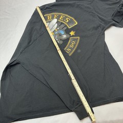 US Navy Shirt Mens Fits XL/XXL Black Seabees USN Military Utility Relaxed