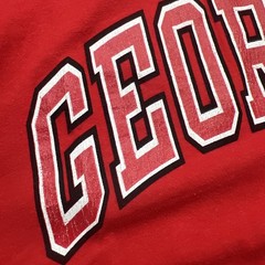 Vintage 1987 Georgia Bulldogs Stedman Single Stitch Shirt Ted Size Medium