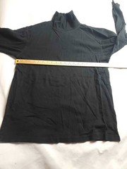 Ivy Crew Classics Turtleneck Shirt Mens Size 2XL Black Long Sleeve Mock Neck