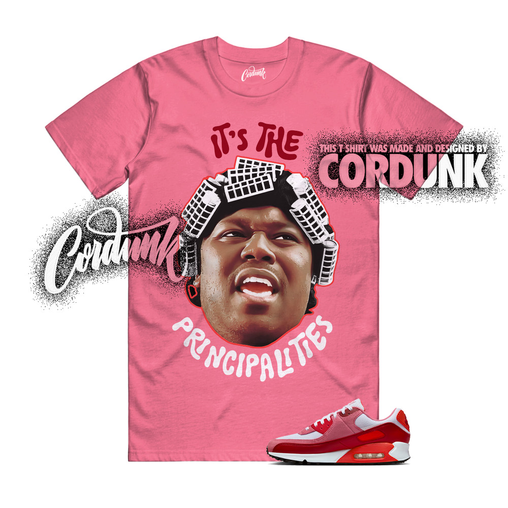 Air Max 90 Peony Light Crimson Team White Valentines Day 2026 T Shirt ITP