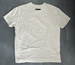 Fear of God Essentials Core Collection Light Oatmeal Short Sleeve Shirt Size M