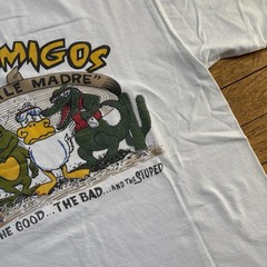 Vintage 90s Funny Drinking Shirt Alcohol Tres Amigos Beer Drunk Party Size M
