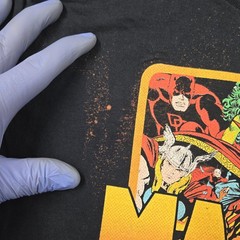 Marvel Shirt Mens Large Black Avengers Comic Graphic Tee Spider-Man Heroes