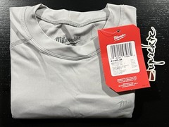 Milwaukee Gen II Men’s Work Skin Gray Light Weight Performance 414G-M/414G-L