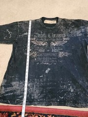 Salvage Death Cheaters Distressed Men’s Size Large Tshirt Rare