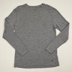 SmartWool Merino Wool Shirt Mens XL Gray Base Layer Hiking Outdoors Gorpcore