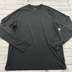 Hill City Blank Modal Poly Long Sleeve Butta Soft T Shirt Men’s Large Black